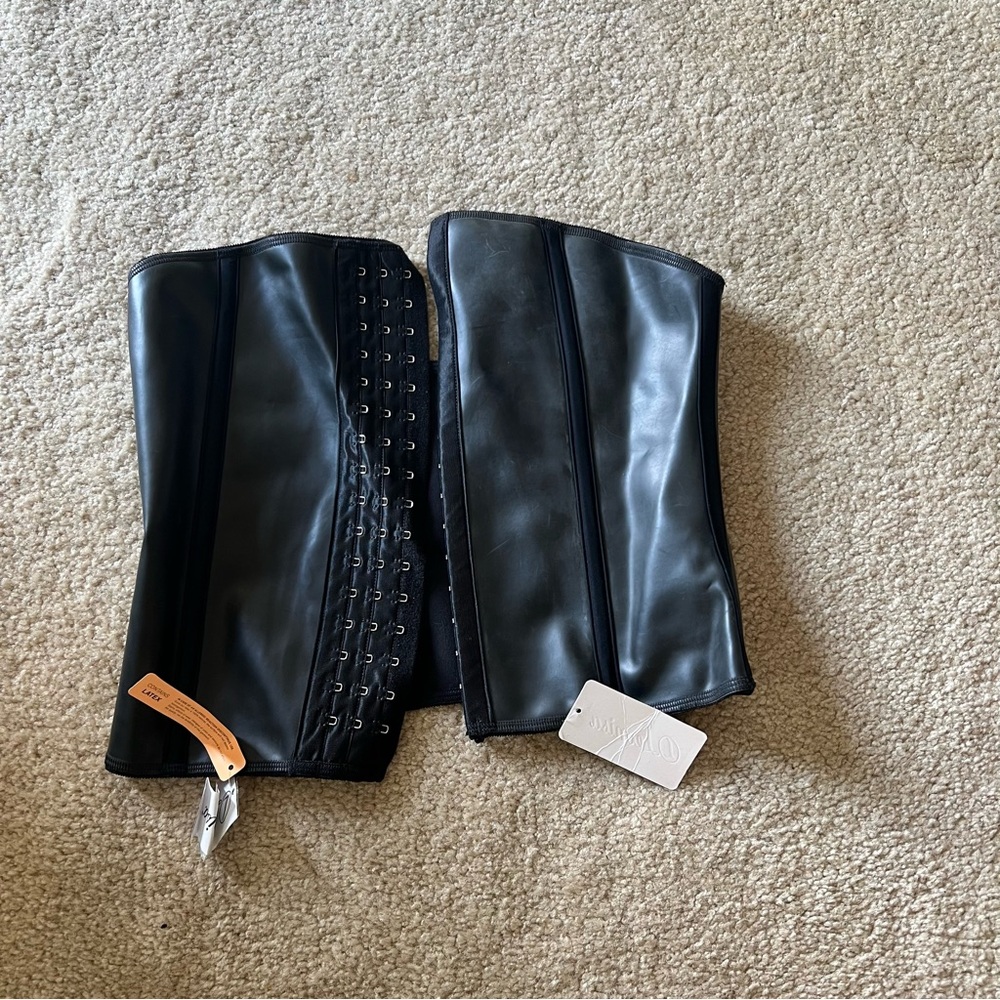 Black Corset Waist Trainer By Leonisa Size Large